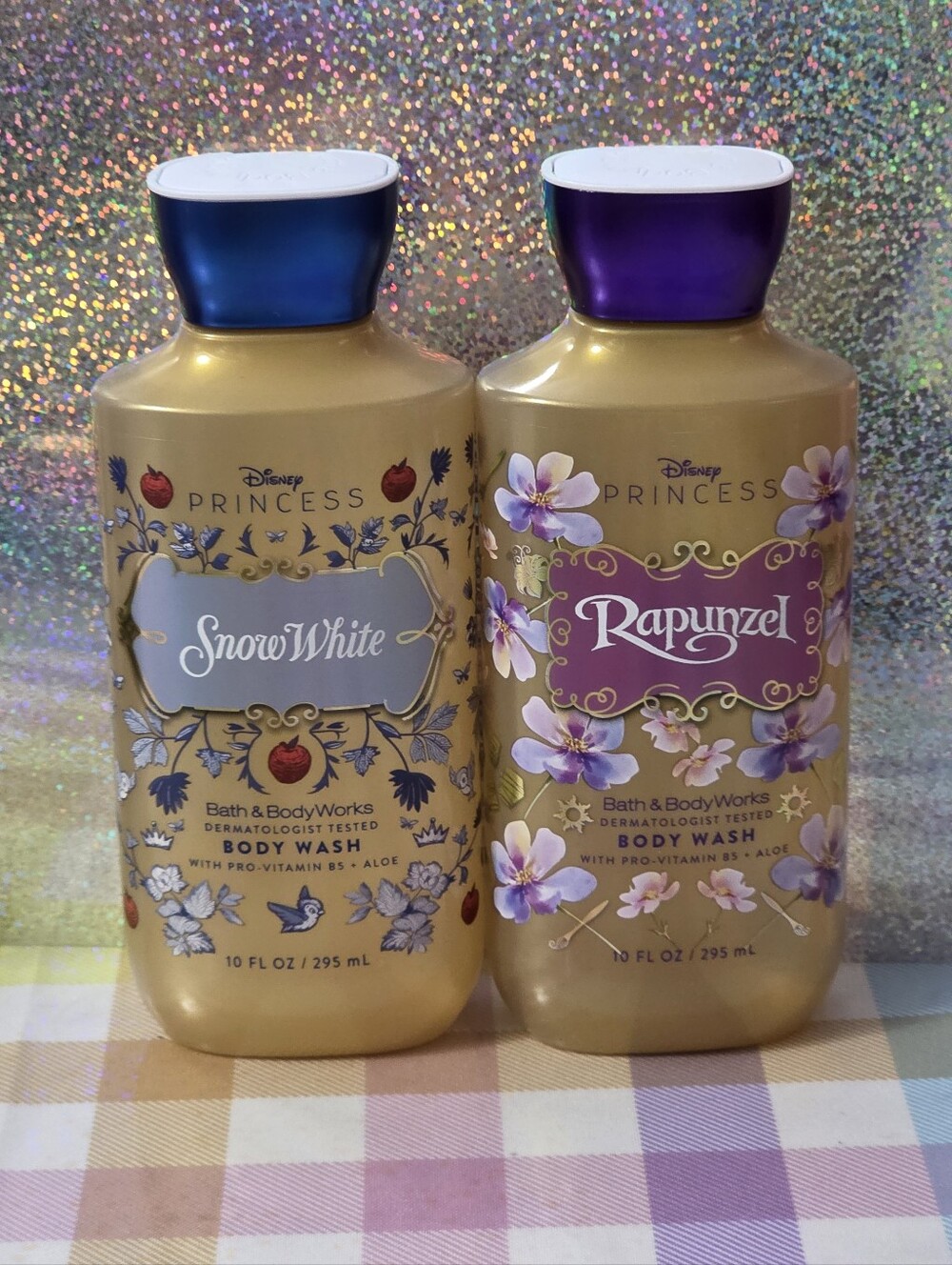 Bath & Body Works Disney Princess Snow White & Rapunzel Body Wash Set NEW Rare